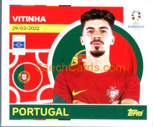 Vitinha 2024 Topps UEFA Euro sticker #POR16
