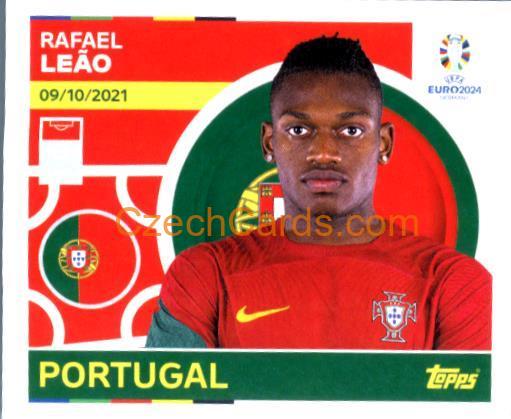 Rafael Leão 2024 Topps UEFA Euro sticker #POR21
