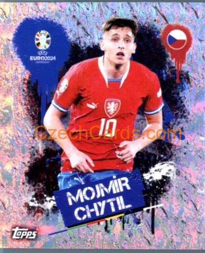 Mojmír Chytil 2024 Topps UEFA Euro sticker foil #CZE3
