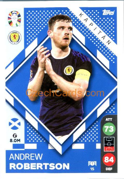 Andrew Robertson 2024 Topps Match Attax EURO LIDL Czech edition #15