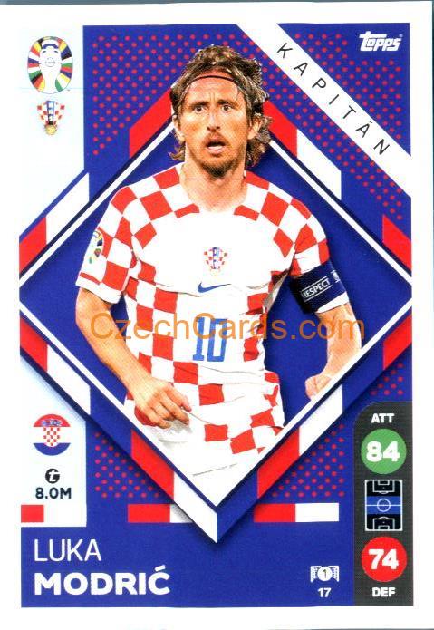 Luka Modric 2024 Topps Match Attax EURO LIDL Czech edition #17