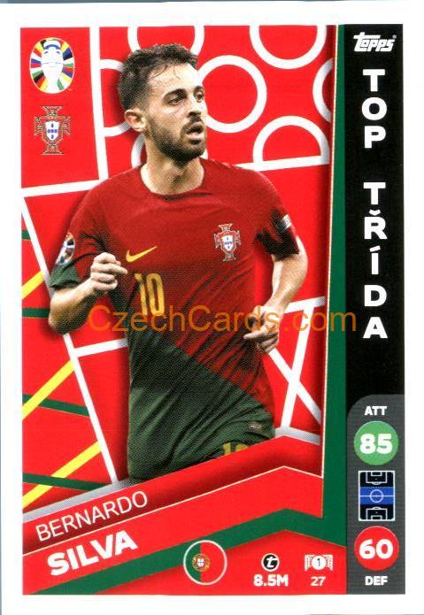 Bernardo Silva 2024 Topps Match Attax EURO LIDL Czech edition #27
