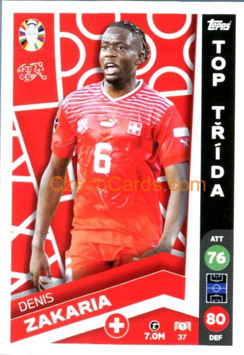 Denis Zakaria 2024 Topps Match Attax EURO LIDL Czech edition #37