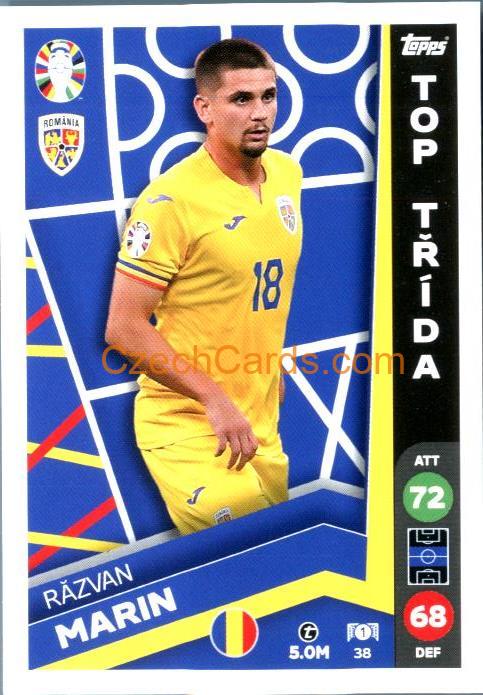 Razvan Marin 2024 Topps Match Attax EURO LIDL Czech edition #38