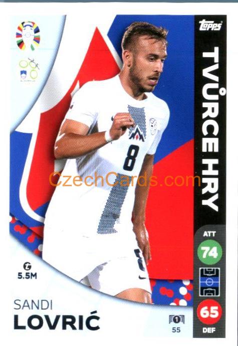 Sandi Lovric 2024 Topps Match Attax EURO LIDL Czech edition #55