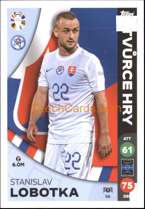 Stanislav Lobotka 2024 Topps Match Attax EURO LIDL Czech edition #56