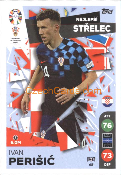 Ivan Perisic 2024 Topps Match Attax EURO LIDL Czech edition #68