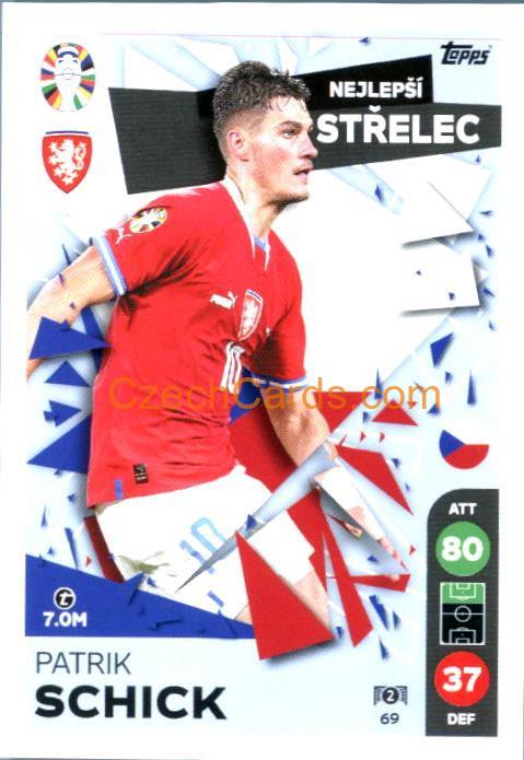 Patrik Schick 2024 Topps Match Attax EURO LIDL Czech edition #69