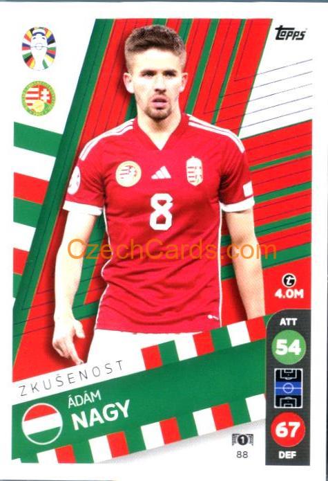 Ádám Nagy 2024 Topps Match Attax EURO LIDL Czech edition #88