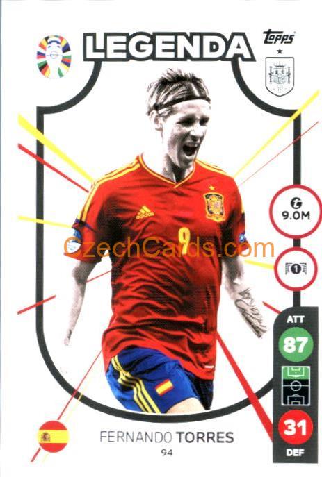 Fernando Torres 2024 Topps Match Attax EURO LIDL Czech edition #94