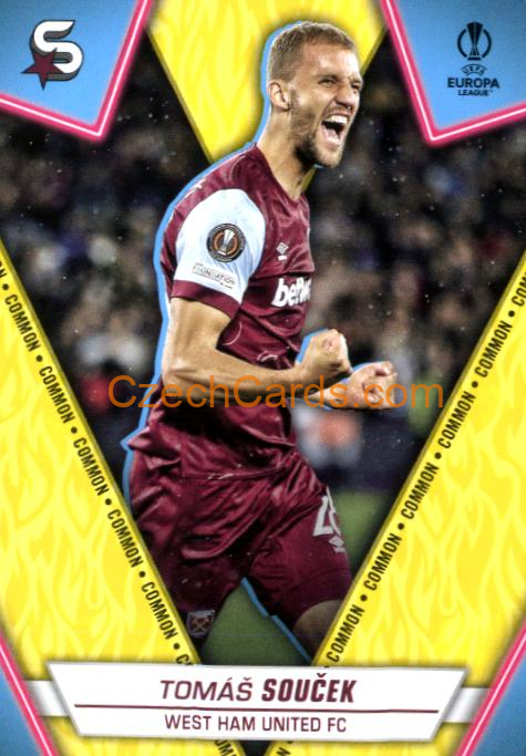 Tomáš Souček 2023/24 Topps Superstars variation #157