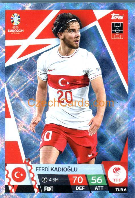 Ferdi Kadıoğlu 2024 EURO Match Attax crystal parallel #TUR6