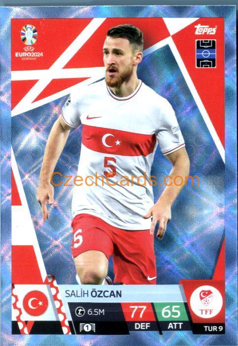 Salih Özcan 2024 EURO Match Attax crystal parallel #TUR9