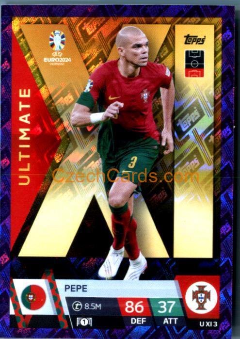 Pepe 2024 EURO Match Attax Ultimate XL purple parallel #UXI3
