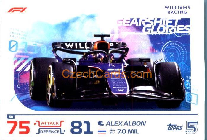 Alex Albon 2024 Topps Turbo Attax #68