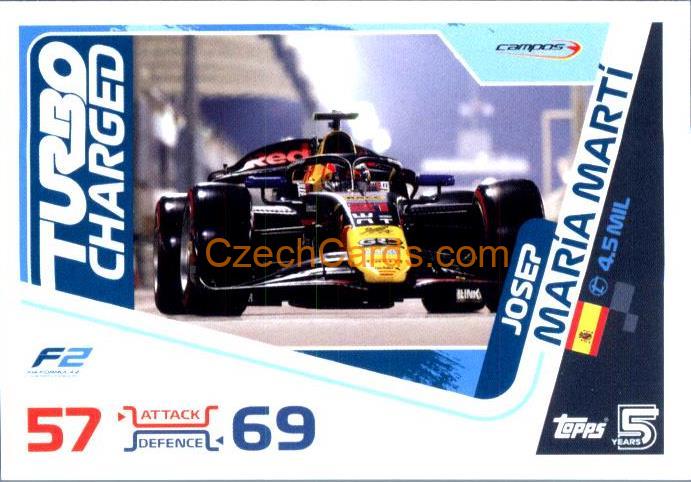 Josep Maria Marti F2 Turning Point 2024 Topps Turbo Attax #262