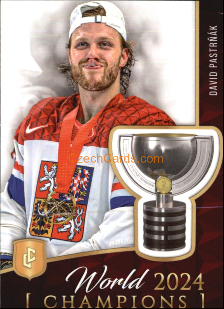 David Pastrňák 2024 LC Golden Belong To Us Golden World Chamions #CHA19