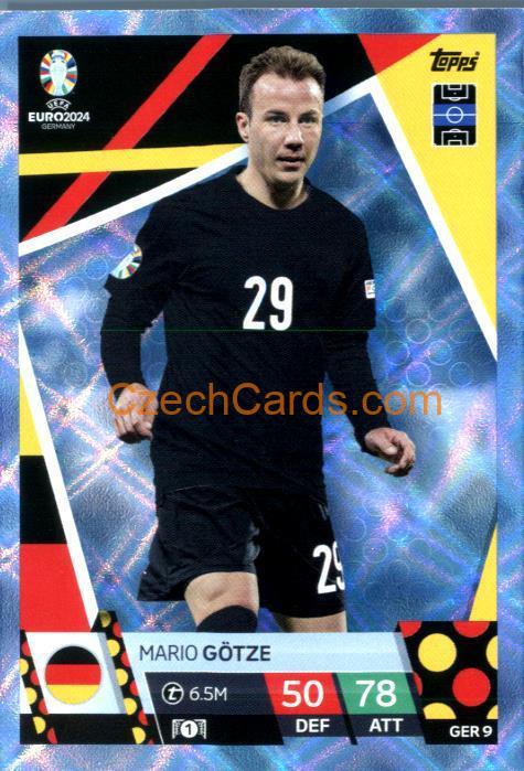 Mario Götze 2024 EURO Match Attax crystal parallel #GER9