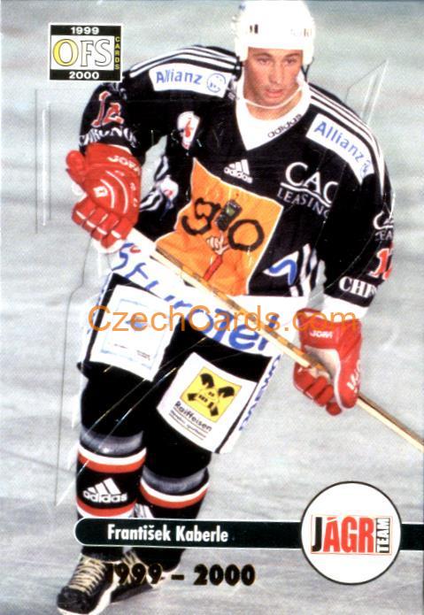 František Kaberle OFS 1999/00 embossed gold #24