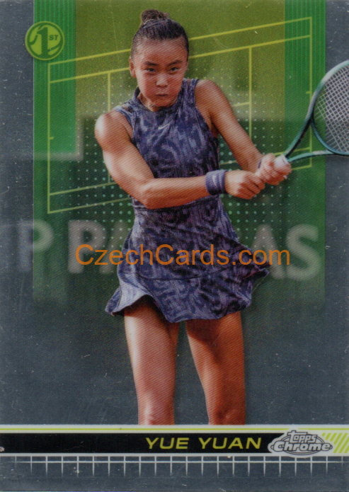 Yue Yuan 2024 Topps Chrome Tennis #7