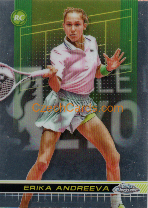 Erika Andreeva 2024 Topps Chrome Tennis #24