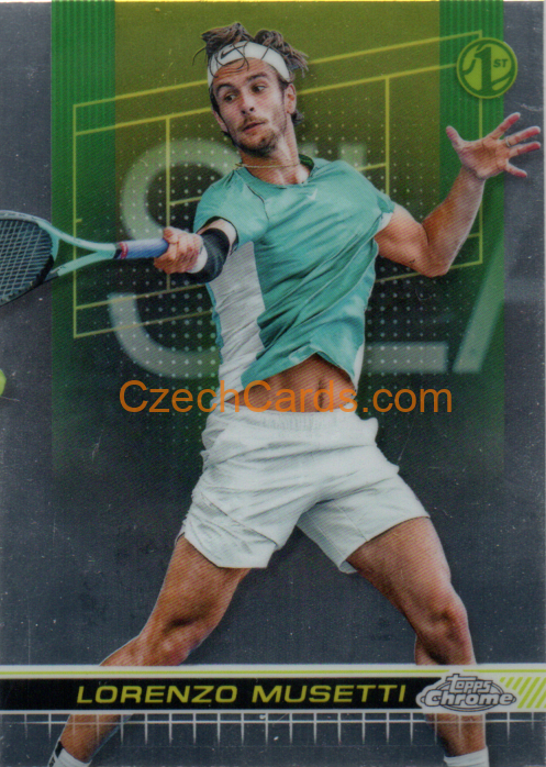 Lorenzo Musetti 2024 Topps Chrome Tennis #31
