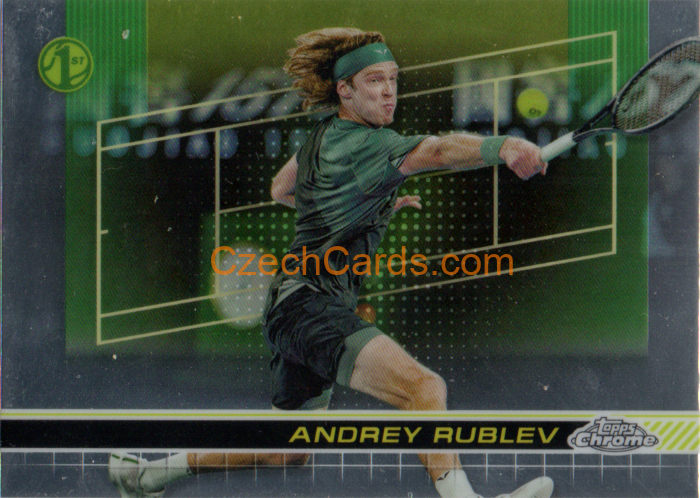 Andrey Rublev 2024 Topps Chrome Tennis #34