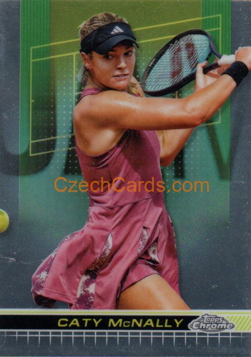 Caty McNally 2024 Topps Chrome Tennis #47