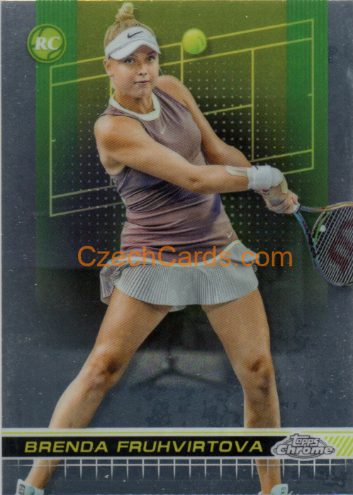 Brenda Fruhvirtova 2024 Topps Chrome Tennis #156 RC