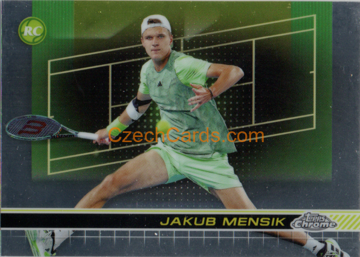 Jakub Mensik 2024 Topps Chrome Tennis #193 RC