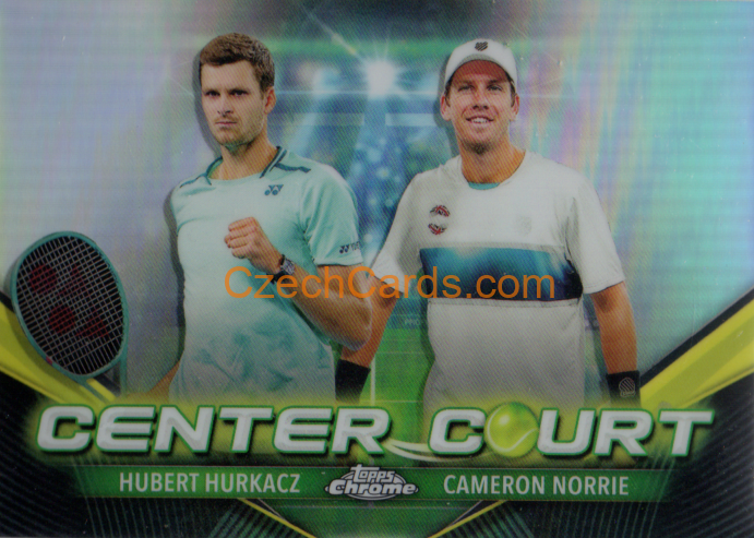 Hubert Hurkacz / Cameron Norrie 2024 Topps Chrome Tennis Center Court #CCC-HN