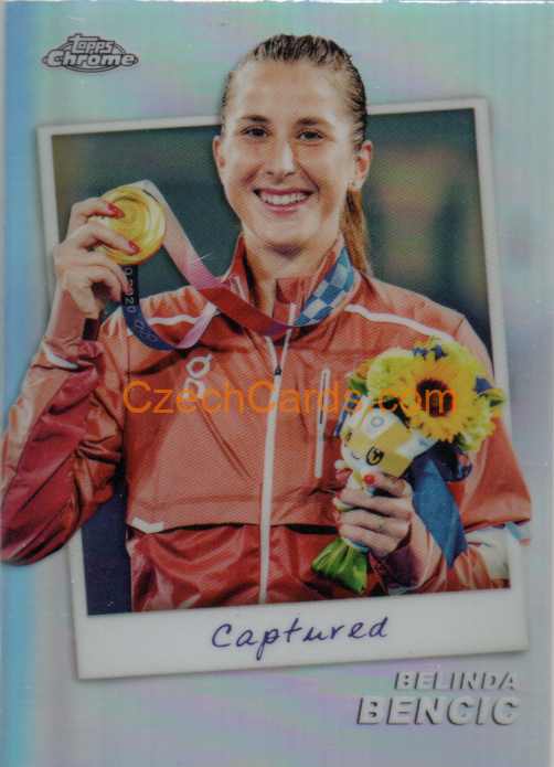 Belinda Bencic 2024 Topps Chrome Tennis Captured #CTD-BB