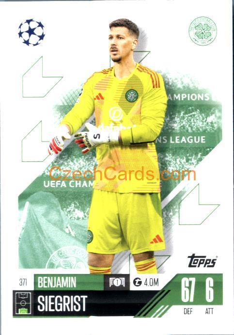 Benjamin Siegrist 2024/25 Match Attax #371