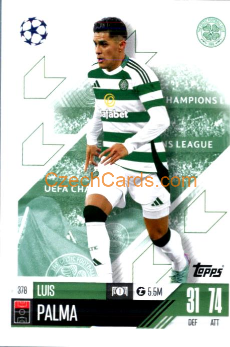 Luis Palma 2024/25 Match Attax #378