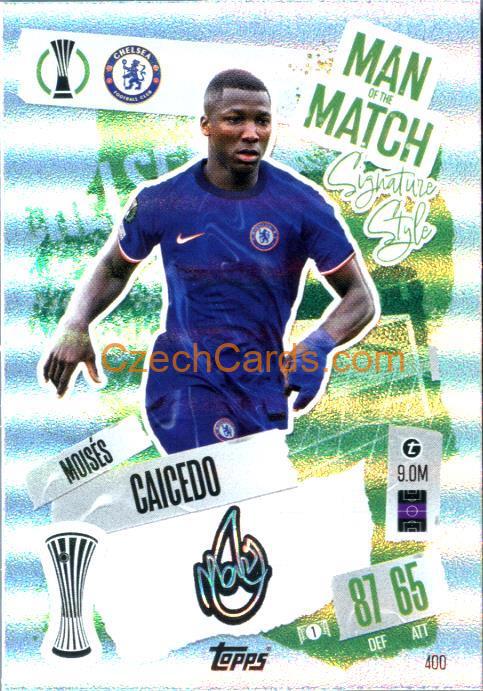 Moíses Caicedo 2024/25 Match Attax Man of the Match #400