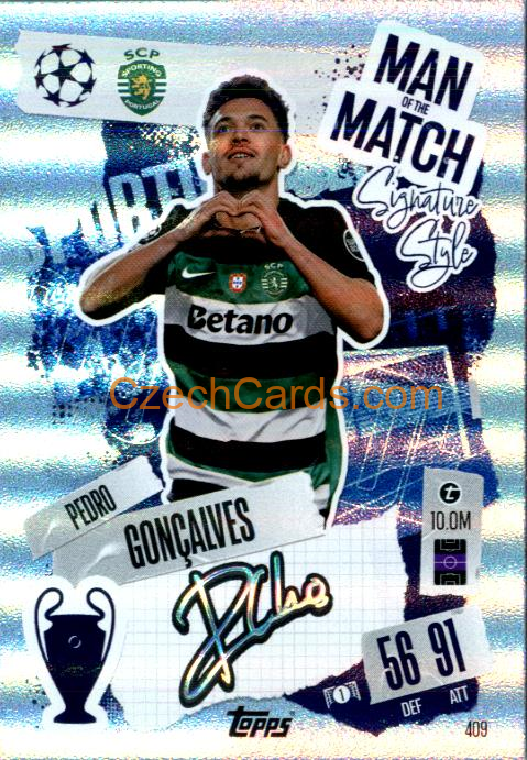 Pedro Gonçalves 2024/25 Match Attax Man of the Match #409