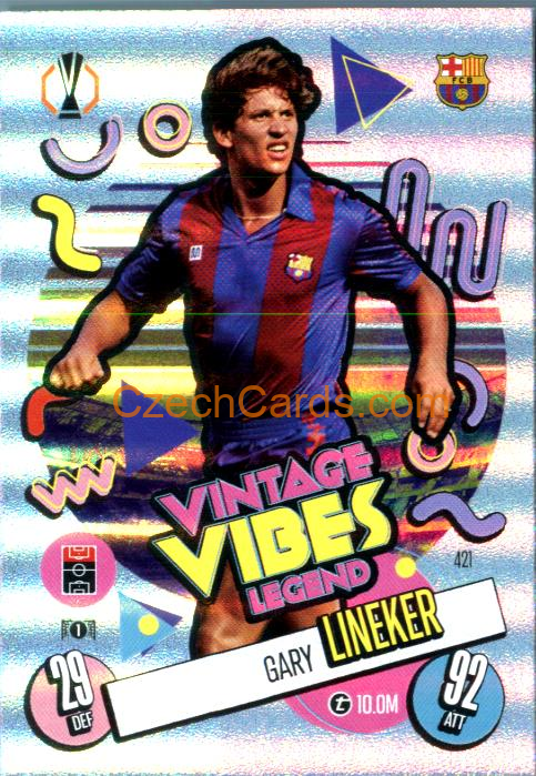 Gary Lineker 2024/25 Match Attax Vintage Vibes Legend #421