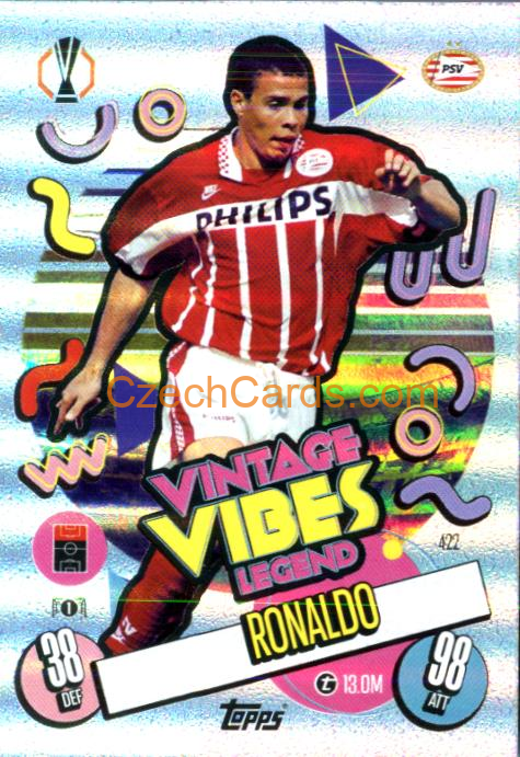 Ronaldo 2024/25 Match Attax Vintage Vibes Legend #422