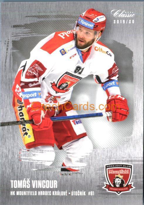 Tomáš Vincour OFS Classic 2019/20 silver parallel #85