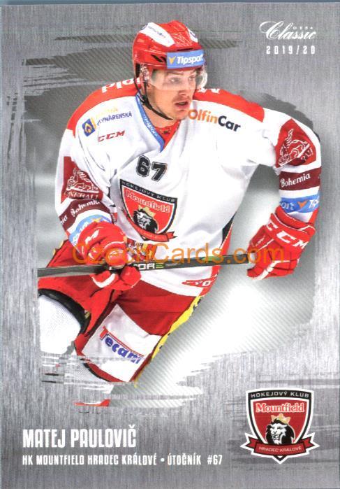 Matěj Paulovič OFS Classic 2019/20 silver parallel #89