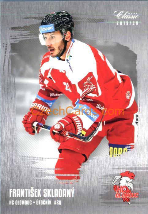 František Skladaný OFS Classic 2019/20 silver parallel #96