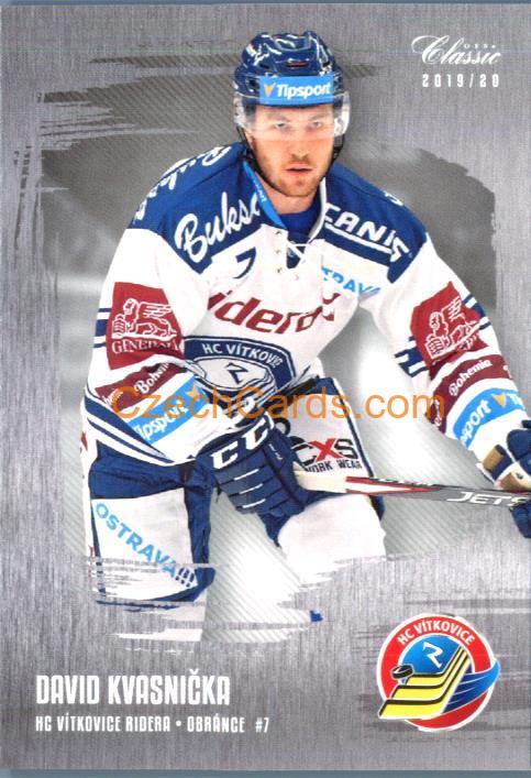 David Kvasnička OFS Classic 2019/20 silver parallel #112