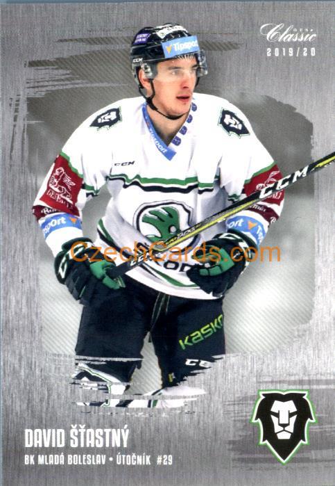 David Šťastný OFS Classic 2019/20 silver parallel #136