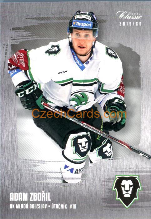 Adam Zbořil OFS Classic 2019/20 silver parallel #140