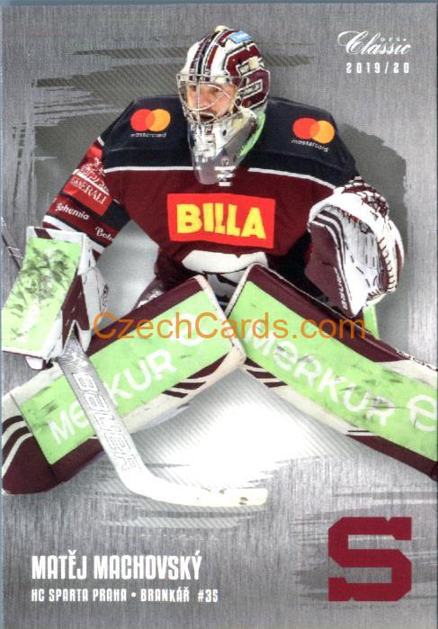 Matěj Machovský (G) OFS Classic 2019/20 silver parallel #170