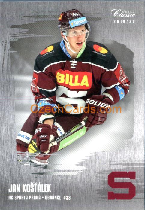 Jan Košťálek OFS Classic 2019/20 silver parallel #172