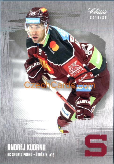 Andrej Kudrna OFS Classic 2019/20 silver parallel #177