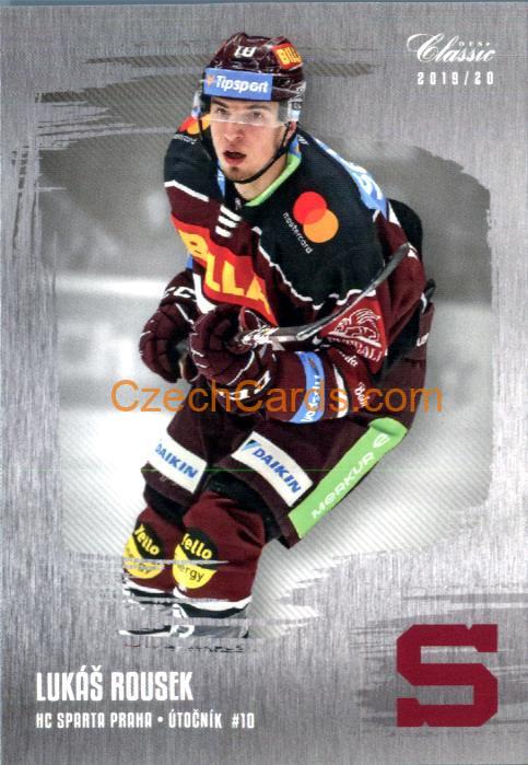 Lukáš Rousek OFS Classic 2019/20 silver parallel #179