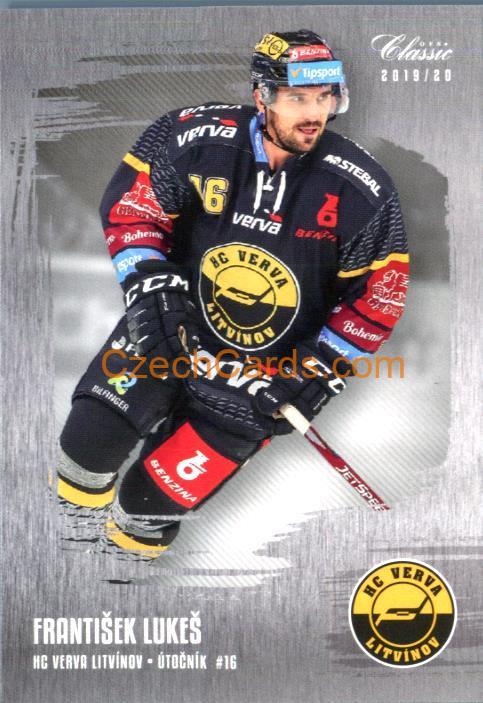 František Lukeš OFS Classic 2019/20 silver parallel #184