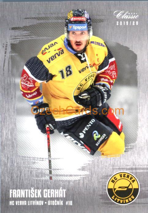 František Gerhát OFS Classic 2019/20 silver parallel #185